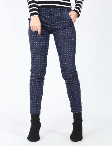 Pantaloni Pull&Bear, bleumarin