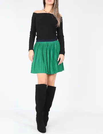 Fusta Zara, verde Verde