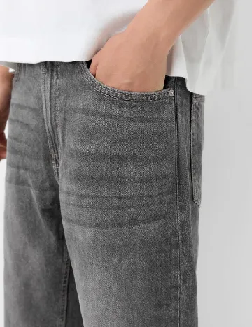 Blugi Bershka, gri Gri