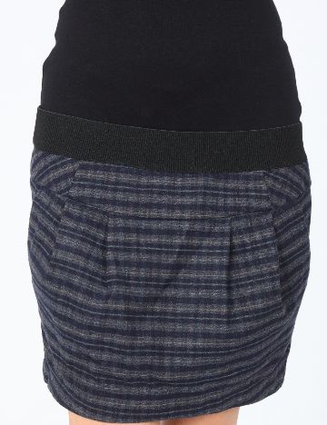 Rochie scurta Zara, negru/gri