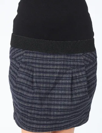 Rochie scurta Zara, negru/gri Negru