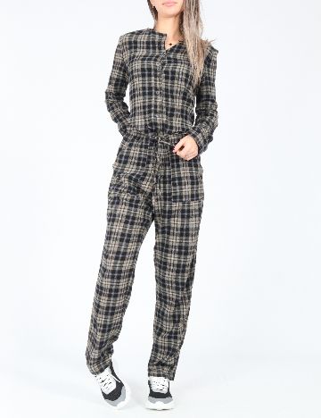 Salopeta Zara, maro/negru