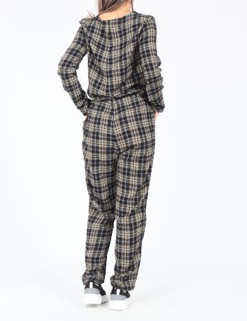 Salopeta Zara, maro/negru