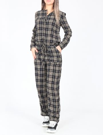 Salopeta Zara, maro/negru