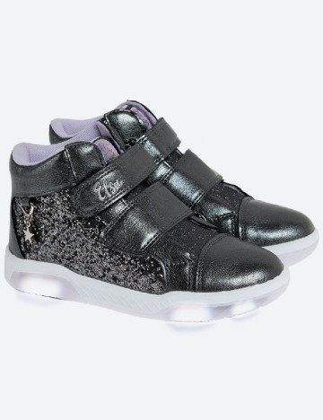 Adidasi cu luminite Disney, argintiu