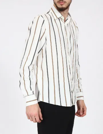 Camasa Zara, alb Alb