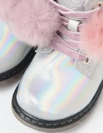 Ghete Cool Club, argintiu Gri