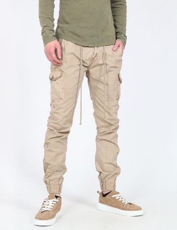 Pantaloni Bershka, maro deschis