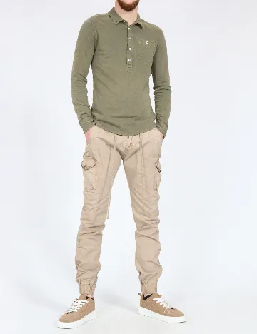 Pantaloni Bershka, maro deschis Maro