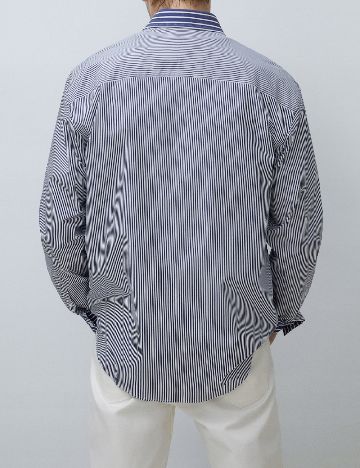 Camasa Zara, albastru/alb