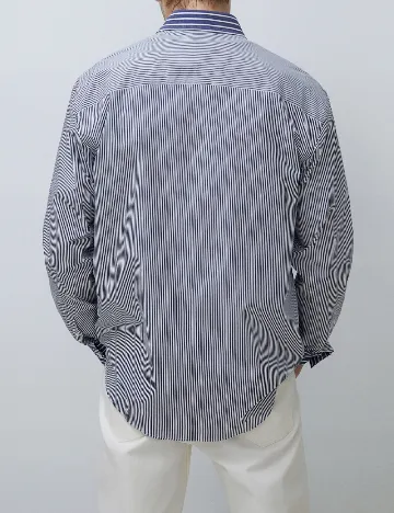 Camasa Zara, albastru/alb Albastru