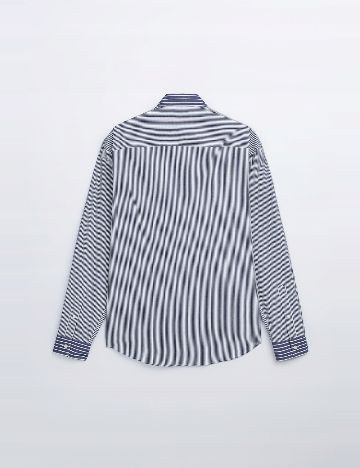 Camasa Zara, albastru/alb