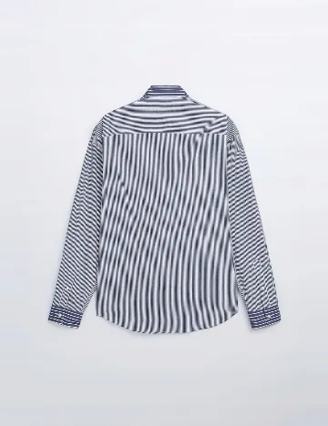 Camasa Zara, albastru/alb Albastru