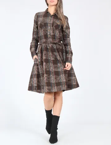 Rochie medie Zara, maro Maro