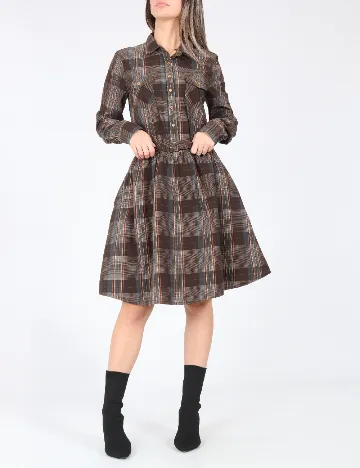 Rochie medie Zara, maro Maro