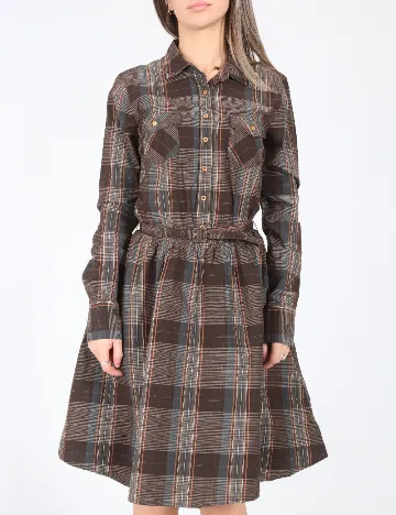 Rochie medie Zara, maro Maro