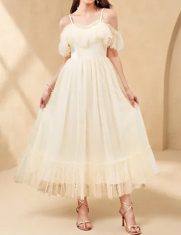 Rochie Shein Kids, crem Crem