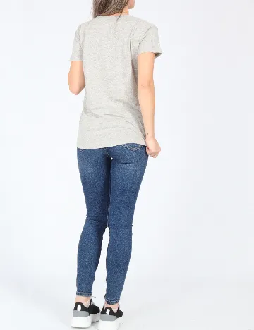 Tricou Pull&Bear, gri Gri