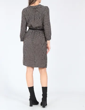 Rochie scurta Zara, negru/ecru Negru