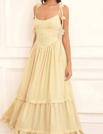 Rochie lunga SHEIN, galben Galben