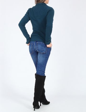 Sacou Bershka, albastru