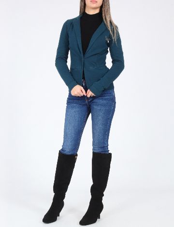 Sacou Bershka, albastru