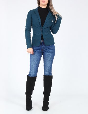 Sacou Bershka, albastru