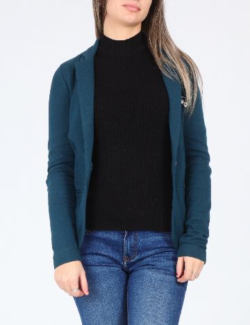 Sacou Bershka, albastru