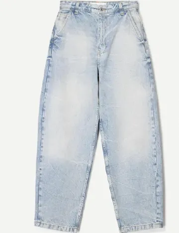 Blugi Bershka, albastru Albastru