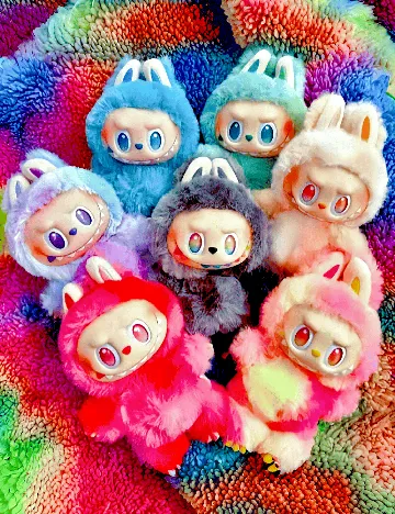 Breloc surpriza Labubu POP MART, mix culori Mix culori