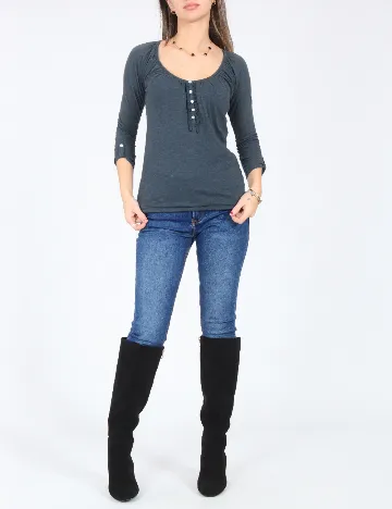 Bluza Zara, bleumarin Albastru