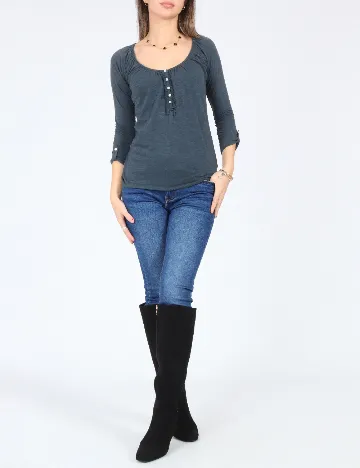 Bluza Zara, bleumarin Albastru