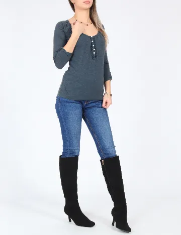 Bluza Zara, bleumarin Albastru