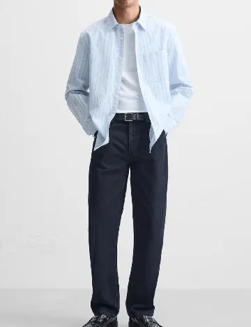 Camasa Zara, bleu Albastru