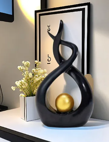 Accesoriu decorativ SHEIN, negru Negru