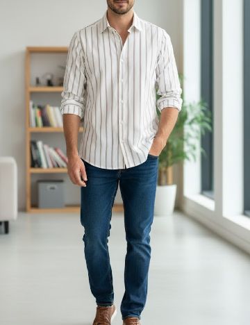 Camasa Zara, ecru/crem