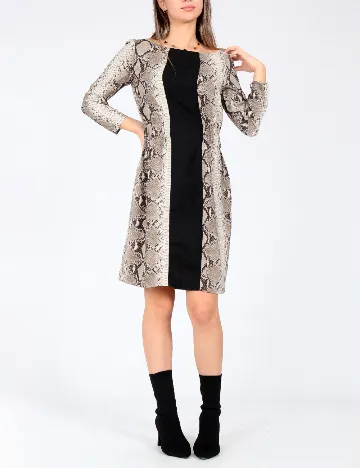 Rochie scurta Zara, imprimeu sarpe Animal print