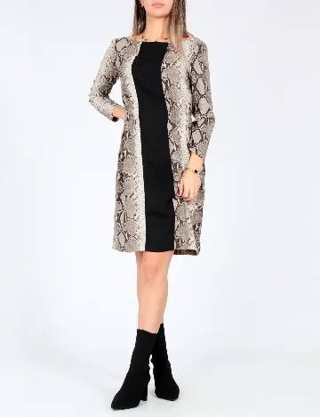 Rochie scurta Zara, imprimeu sarpe Animal print