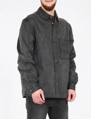 Jacheta Oversize Zara, gri inchis Gri