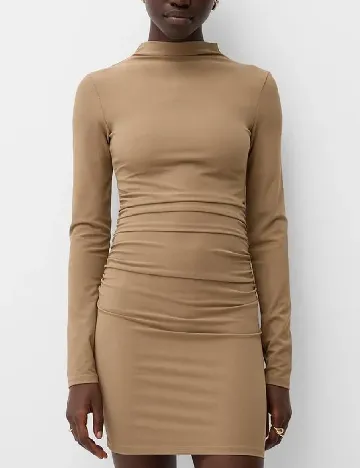 Rochie scurta Bershka, maro Maro