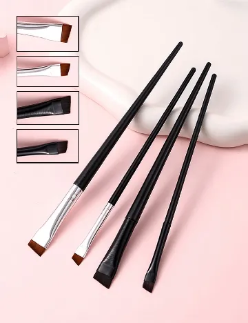 Set pensule 4 bucati SHEIN, negru Negru