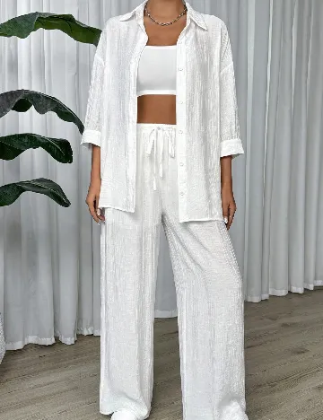 Compleu SHEIN CURVE, alb Alb