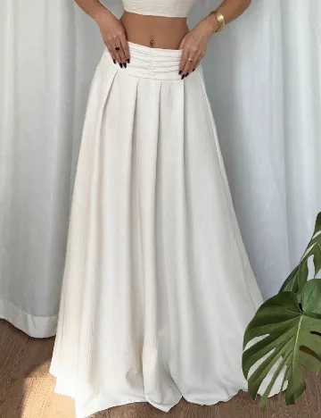 Fusta SHEIN, bej Crem