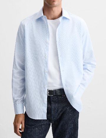 Camasa Zara, albastru deschis