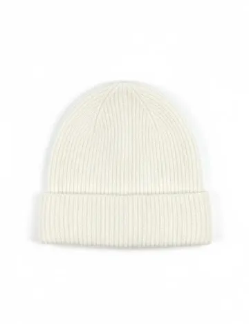 Caciula Bershka, ecru Alb