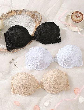 Set sutiene 3 bucati SHEIN, mix culori