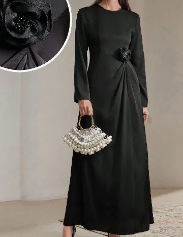 Rochie lunga SHEIN, negru Negru