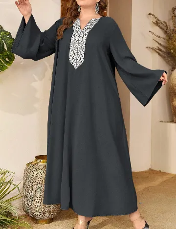 Rochie lunga SHEIN, gri Gri