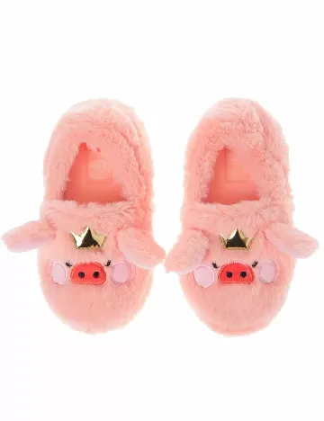 Papuci de Casa Cool Club, roz Roz