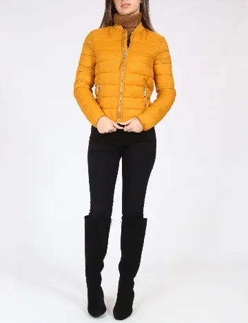 Geaca Bershka, mustar Galben